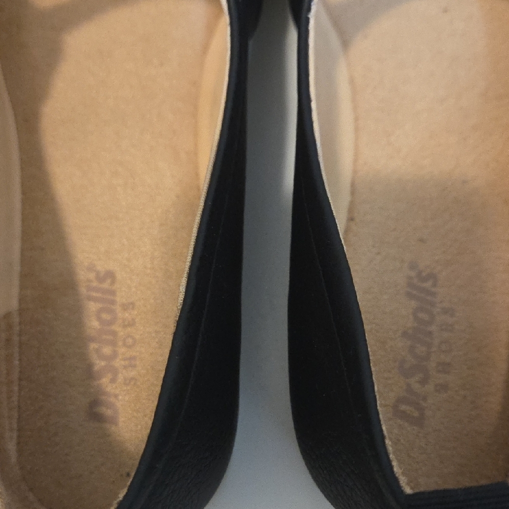 Dr. Scholl's Black Mary Jane Ballet Flats with Strap - Picture 5 of 8